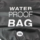 Bolsa Mochila Impermeavel Saco 10 Litros Camping Cor:preto