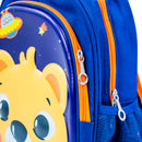 Mochila Escolar Infantil Bichinhos Modelo Urso Azul