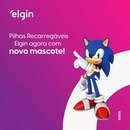 Pilha Recarregavel Elgin Aaa 1000mah - Blister Com 2 Unidades