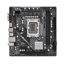 Placa Mãe Asrock Lga1700 H610m-hvs 2xddr4 3200 Dimm 64gb, 2xusb 3.2, 4xusb 2.0, 4xsata, Hdmi, Vga