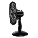 VENTILADOR DE MESA VENTISOL OSCILANTE 40CM TURBO 6 PRETO/CINZA 220V