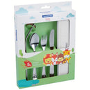 Conjunto De Talheres Infantil Tramontina Inox 5 Peças Com Estojo