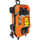 Mochila Infantil Com Rodinha Hotwheels Night Shifter Laranj