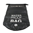 Bolsa Mochila Impermeavel Saco 10 Litros Camping Cor:preto