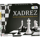 Jogo De Xadrez Rei Tamanho Real 5,4cm Com Tabuleiro