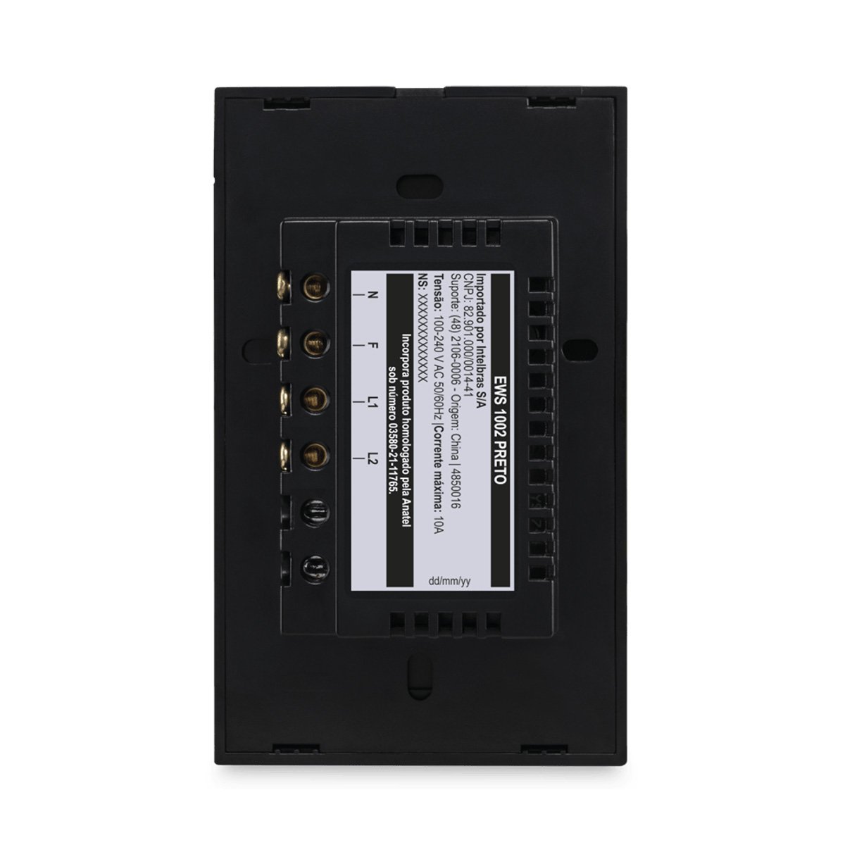 Interruptor Smart Wi-fi Touch 2 Ews 1002 Pt 4850016