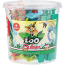 Miniatura Colecionável Zoológico Playset Com Arvores