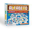 Brinquedo Pedagógico De Madeira Alfabeto 2 Em 1