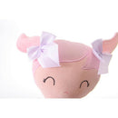 Pelucia Boneca Bia Cabelo Rosa 34cm