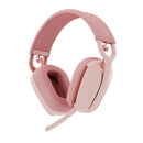 Headset Logitech Zone Vibe 100 sem Fio Rosé - 981-001223