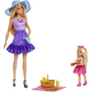 Barbie Family Malibu E Chelsea Conjunto Piquenique