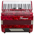 Acordeon 48 Baixos 34 Teclas Ta 4805 Vermelho Thommasi