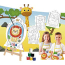Brinquedo Para Colorir Safari Super Kit Com 4 Telas