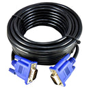 Cabo Vga Macho X Vga Macho C/ Filtro 10m Plast Azul Importado