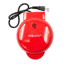Mini Maquina Forma Eletrica Retro De Fazer Waffle Donuts Rosquinhas