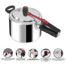 Panela de Pressão Clock Original+ Fechamento Interno 4,5L