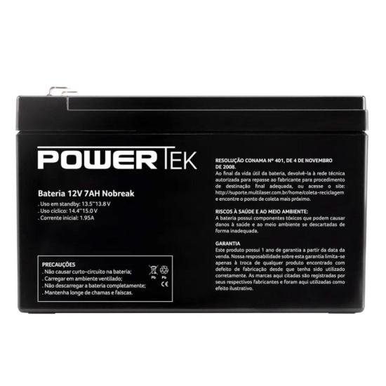 Bateria Para Nobreak 12v 7Ah EN013 Powertek