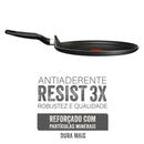 Frigideira Rasa Rochedo Robusta Grafite 30cm - CXM / 6