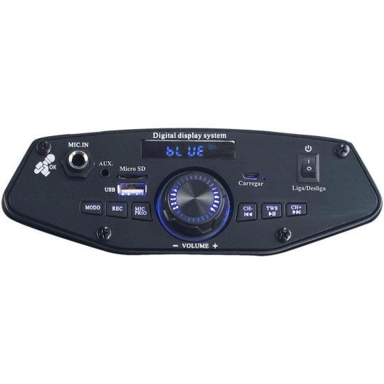 Caixa de Som Aquário HP-250 Bluetooth 250w Preta