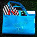 Bolsa E Esteira De Praia Impermeável - Azul