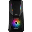 Gabinete Gamer Fortrek Mid Tower Black Hawk RGB Preto