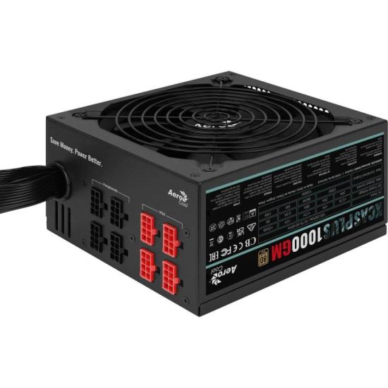 Fonte Gamer ATX Aerocool KCAS 1000GM 80 Plus Gold 1000w FULL RANGE APFC