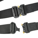 Cinto Tático Com Fivela De Engate Rápido Metal Preto