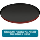Assadeira de Pizza Rochedo Dura+ com Revestimento Antiaderente 35cm - CXM / 12