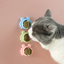 Bola Bolinha Catnip Brinquedo Relaxante Gatos Cor:verde