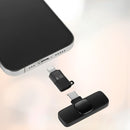 2 Microfones Wireless Lapela Adaptador Ios Encaixe Tipo C