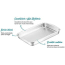 Assadeira Retangular Rochedo Dura+ Polida - CXM / 6