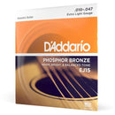 Encordoamento Violão Aço .010-.047 Phosphor Bronze EJ15 D Addario