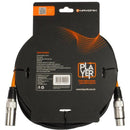 Cabo Para Microfone Hayonik Player XLR Fêmea x XLR Macho 7m Preto