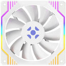 Kit Cooler Fan ARGB Fortrek Frosty Branco Com Controladora/Controle