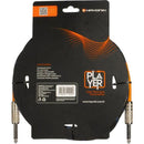 Cabo Para Instrumento Têxtil Hayonik Player P10 3m Preto/Azul