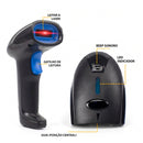 Leitor Código De Barras Sem Fio Usb Scanner Laser