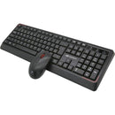 Kit Teclado e Mouse Sem Fio C3Tech W70BK Preto