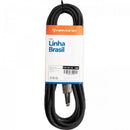 Cabo para Instrumento HAYONIK Linha Brasil P10 x P10 7m Preto