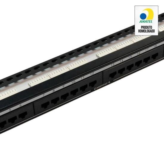 Patch Panel CAT.5E 24 Portas Nexans