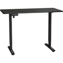 Mesa Elétrica Altura Ajustável Motor único Fortrek Lift Preta 120×60