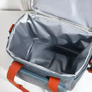Bolsa Marmita Térmica Lancheira Faculdade Trabalho Cor:cinza