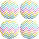 Kit 4 Capas Sousplat Zigzag Alegria 35cmx35cm - UN / 4