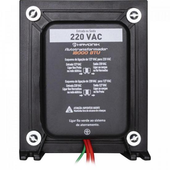 Autotrafo para ar condicionado 18000 BTU Universal HAYONIK