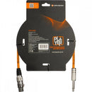 Cabo Para Microfone Hayonik Player XLR Fêmea x P10 1m Preto