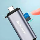 Adaptador Usb A Leitor Cartão Sd Usb C Transmissão