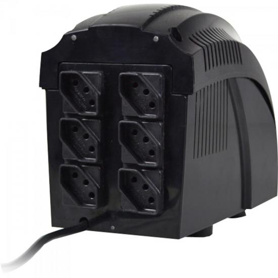 Nobreak Ups Mini 600VA Bivolt Preto Ts Shara