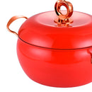 Panela Antiaderente Cozinha Formato Maçã Cor:verde