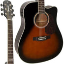Violão Giannini GF1D CEQ Eletroacústico Aço 3 Tone Sunburst