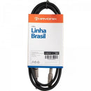 Cabo de Áudio HAYONIK Linha Brasil P10 Mono x RCA 1,8m Preto