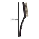 Kit Jogo 3 Escovas Limpeza Grelha Panela Rejunte Sujeira